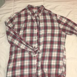Long sleeve button down flannel